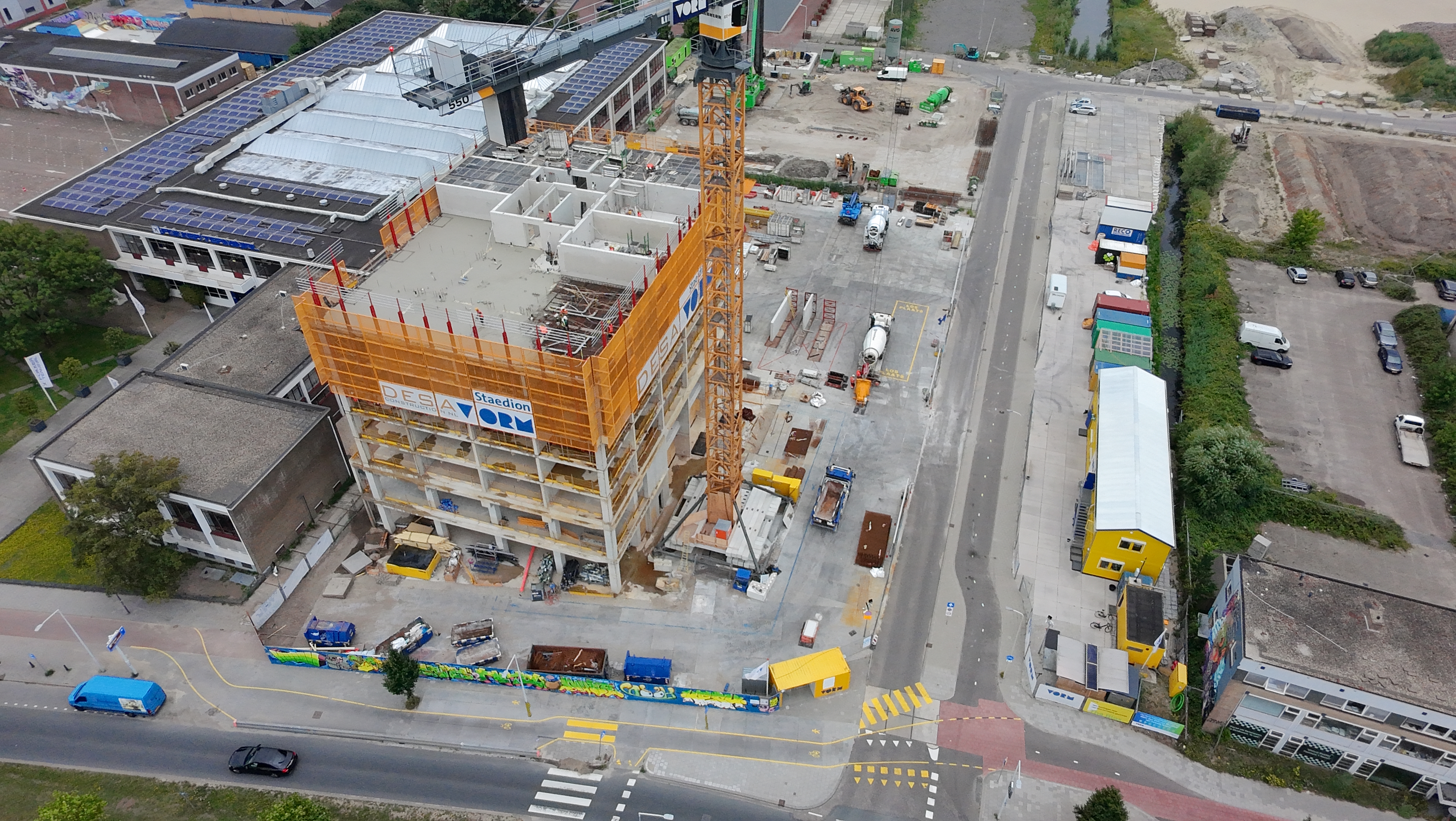 Nieuws van de bouwplaats: nu echt de hoogte in