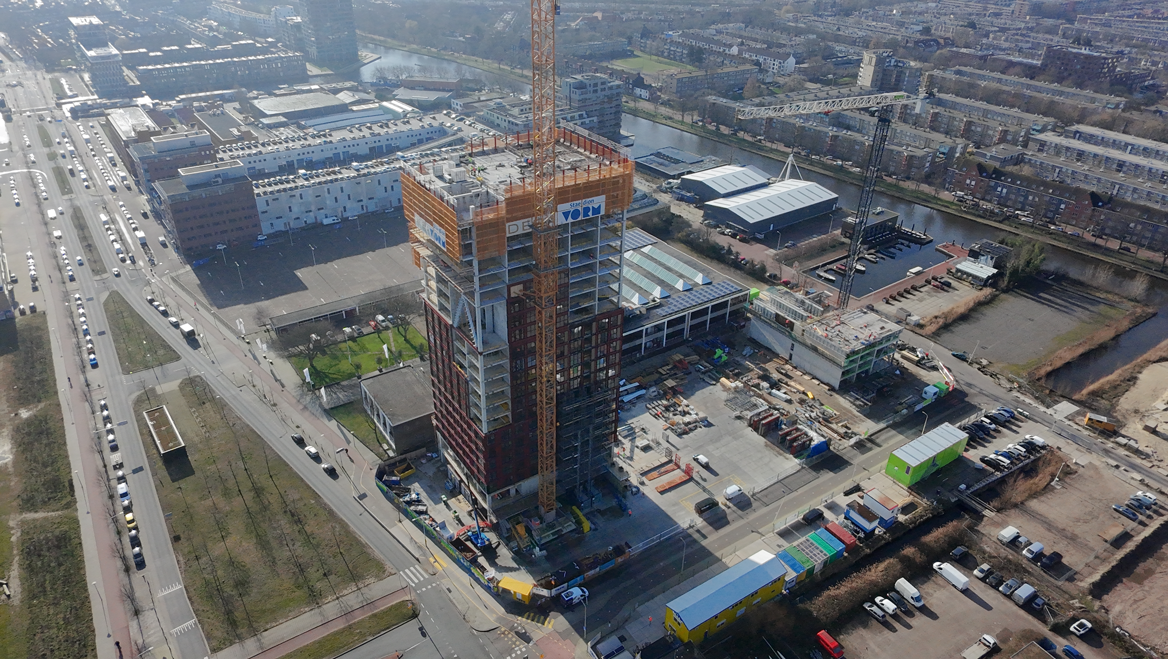 Nieuws van de bouwplaats:  ruim over de helft