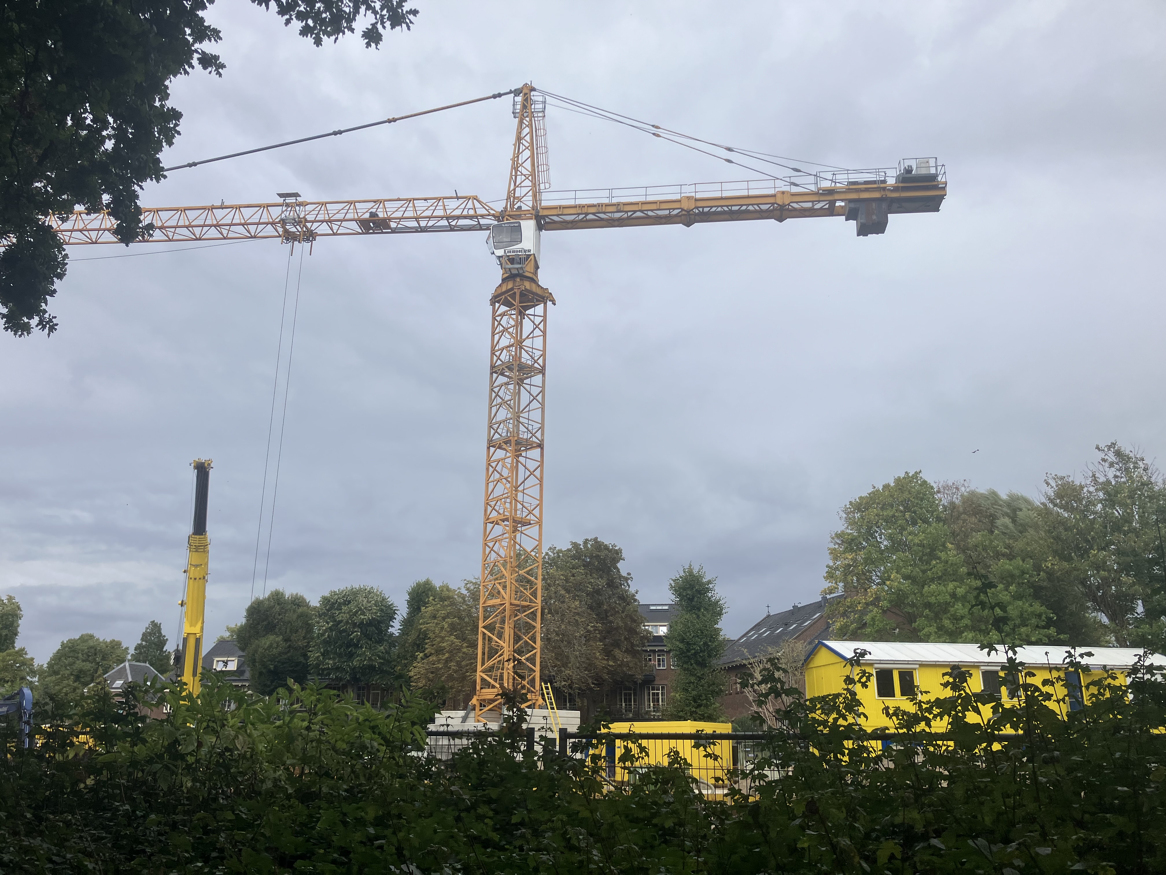 Bouwupdate: Torenkraan opgebouwd