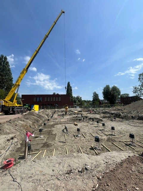 De bouwvoortgang wordt nu écht zichtbaar