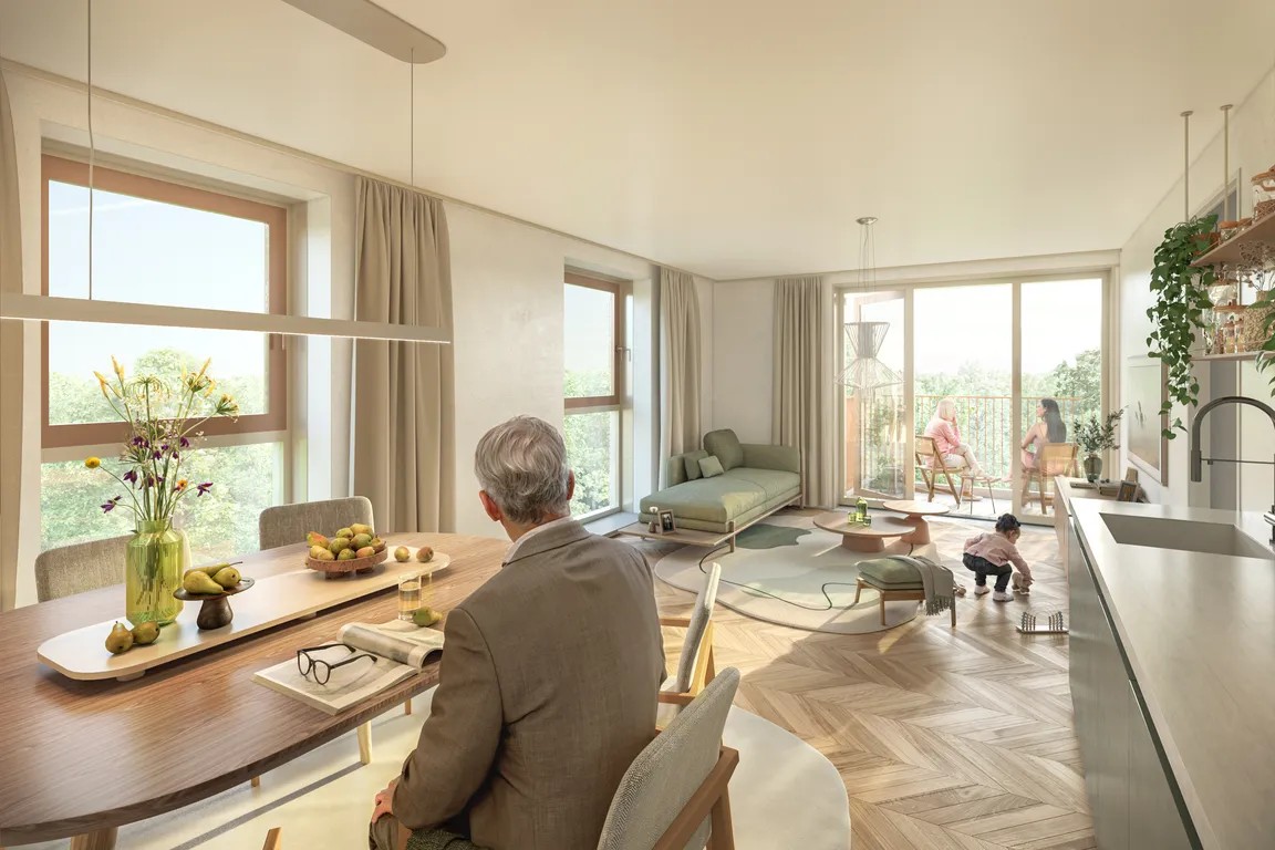 Woningtype B - Driekamer appartement
