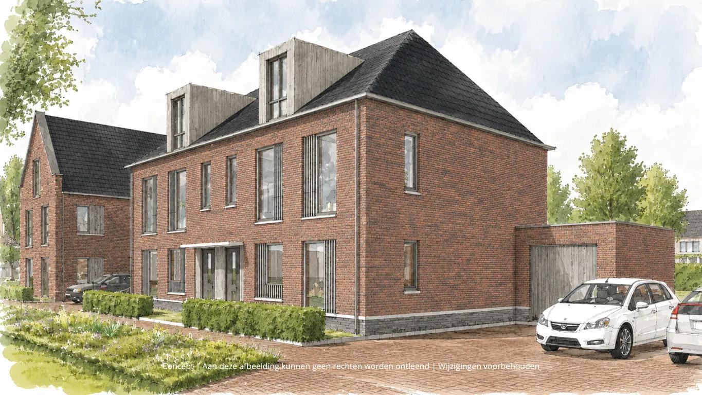 Twee-onder-één-kapwoning Klaver